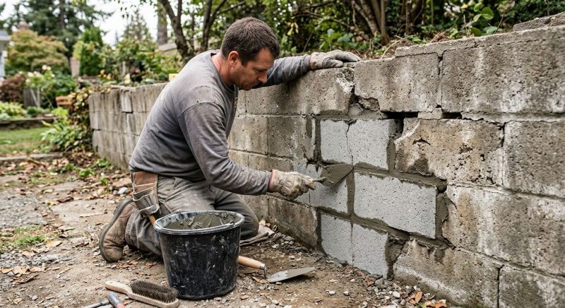 Block Wall Repair in Placerville, CA