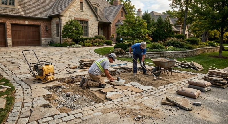 Brick Driveway Repair in Placerville, CA