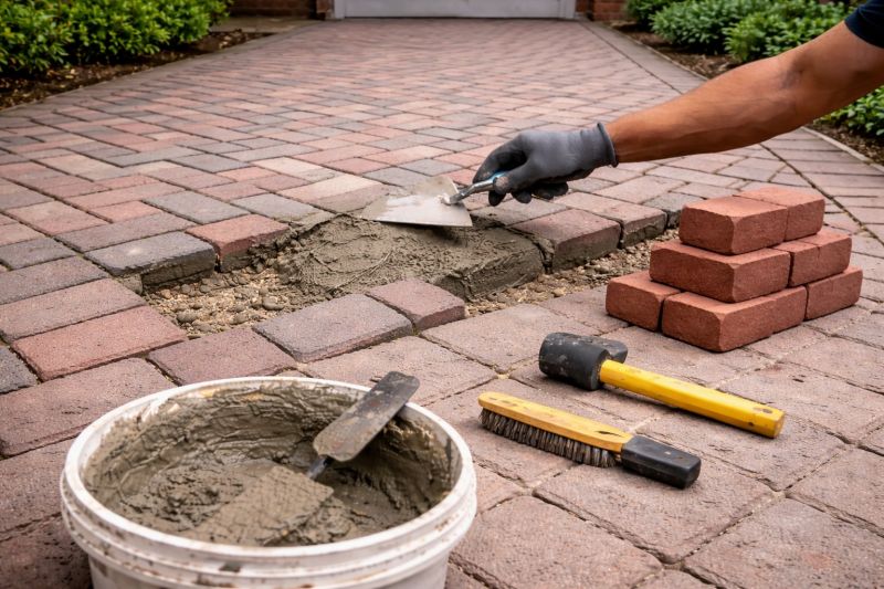Brick Flatwork Repair in Fiddletown, CA