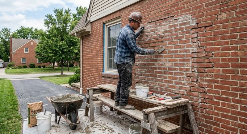 Brick Flatwork Repair in Folsom, CA