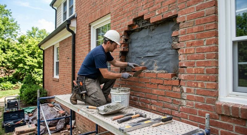 Brick Masonry Repair in Fair Oaks, CA