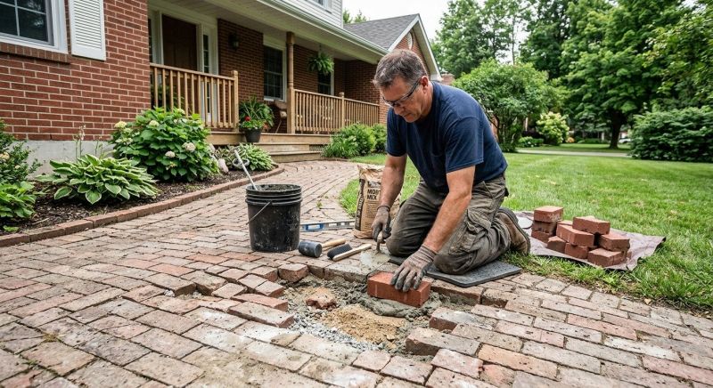 Brick Pathway Repair in Placerville, CA