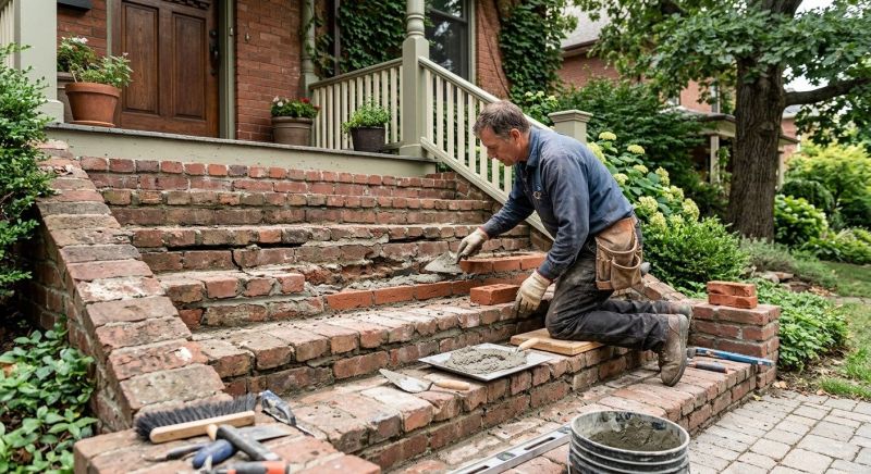 Brick Repair in Granite Bay, CA