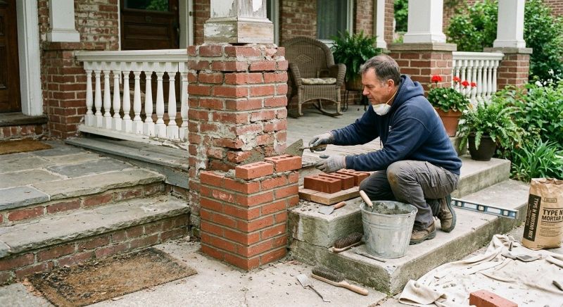 Brick Stairs Repair in Fiddletown, CA