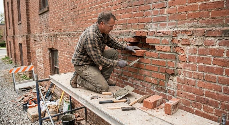 Brick Stairs Repair in Garden Valley, CA