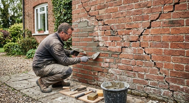 Brick Wall Repair in Granite Bay, CA