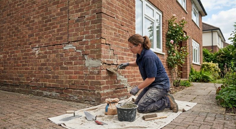Brick Wall Repair in Rocklin, CA