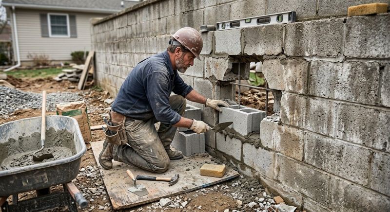 Concrete Block Repair in Sloughhouse, CA