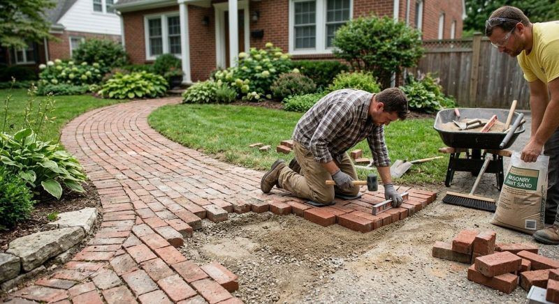 Entryway Brick Repair in Placerville, CA