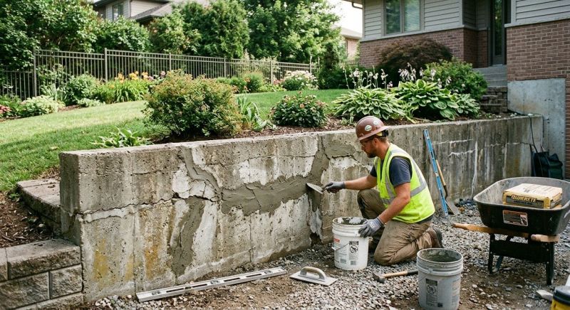 Retaining Wall Repair in Granite Bay, CA