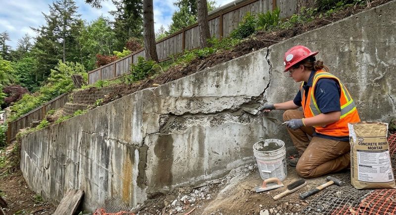 Retaining Wall Repair in Pine Grove, CA