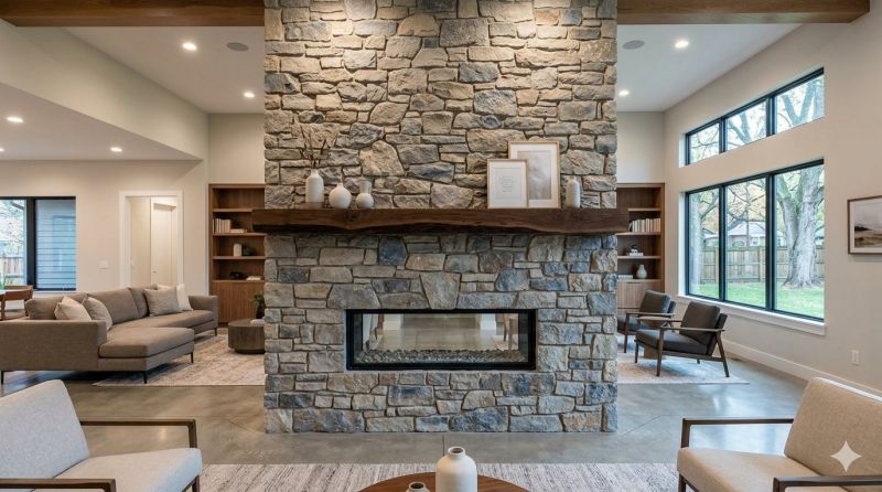 Stone Chimney Installation in Garden Valley, CA