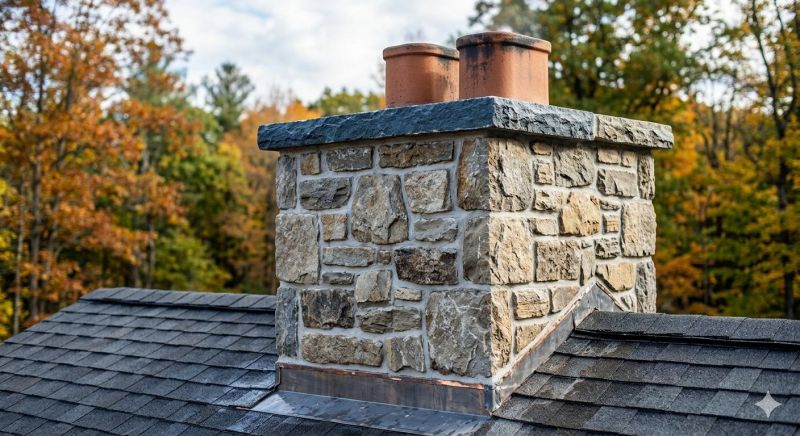 Stone Chimney Installation in Pine Grove, CA