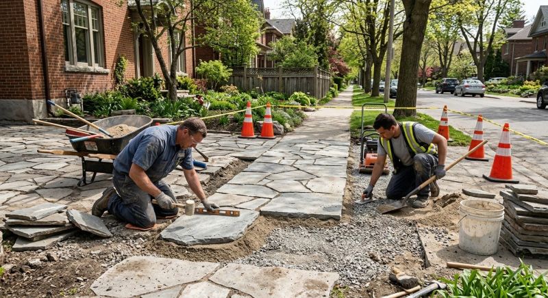 Stone Driveway Repair in Placerville, CA