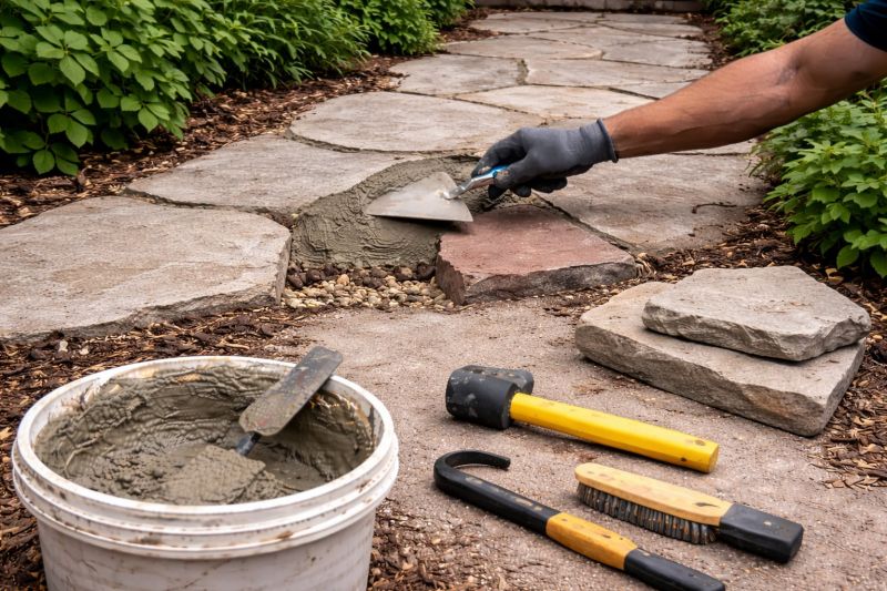 Stone Driveway Repair in Placerville, CA